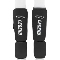 Legend Sports Scheenbeschermers Legend Easy Kids/Volwassenen Zwart Elastisch
