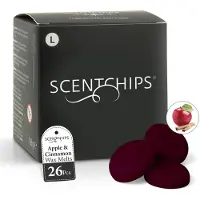 Scentchips Appel & Kaneel - Geurblokjes - Huisparfum - Geurchips - Waxmelts - Geschikt voor Geurbrander en Waxbrander - L - 26 Stuks