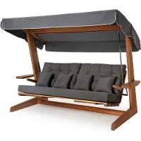 Westmann 4-persoons houten verandaschommel luna 2600 139x260x195 cm