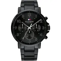 Tommy Hilfiger Analoog horloge 'DANIEL' zwart