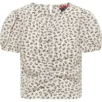 Mymo Blouse zwart / wolwit