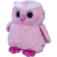 Nature Planet Pluche uil knuffeldier 18 cm - Vogel knuffels