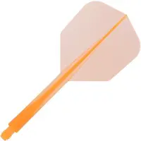 Condor Neon Axe Flight System - Small Orange - Dart Flights
