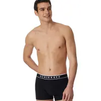 Schiesser Boxershorts zwart / wit