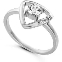 Orphelia 'Santorini' Damesring van 925 Sterling Zilver - Zilver ZR-7570