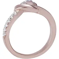 Orphelia Dames 925 Sterling Zilveren Ring - Roze ZR-7463
