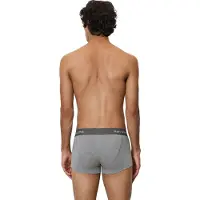 Marc O'Polo Boxershorts 'Essentials' grijs gemêleerd / wit