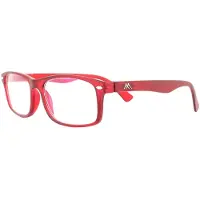 Montana rechthoekige matrode Bourgondische unisex vrouwelijke bril frames