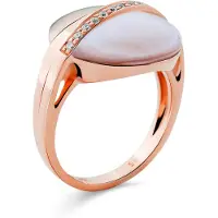 Orphelia Dames 925 Sterling Zilveren Ring - Roze ZR-7506/RG