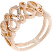 Orphelia Dames 925 Sterling Zilveren Ring - Roze ZR-7123/RG