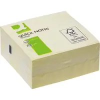 Q-CONNECT Zelfklevende briefjes Q-Connect KF01346 Geel 76 x 76 mm