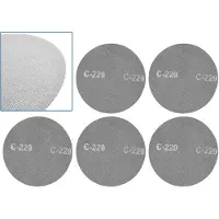 GEKO Schuurgaas 225mm - klittenband - P220 korrel - Set van 5 - Stofvrij ontwerp