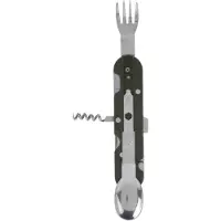 Redcliffs - Zakmes met Bestek - Multi Tool - 5 Functies - Multifunctioneel - Camping/Outdoor Bestek