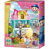Sluban Girls Dream Village M38-B0875: Twee verdiepingen tellend huis met zolder