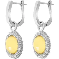 Orphelia Dames 925 Sterling Zilveren Oorbellen - Zilver ZO-6041/2