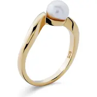 Orphelia Dames 925 Sterling Zilveren Ring - Goud ZR-7507/G