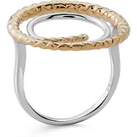 Orphelia Dames 925 Sterling Zilveren Ring - Zilver/Goud ZR-7499