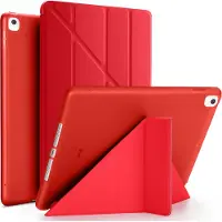 SBVR Tablet Hoes geschikt voor iPad Hoes 2019 - Air 3 - 10.5 inch - Smart Cover - Rood