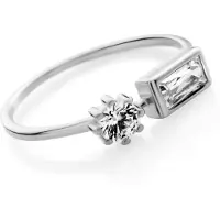 Orphelia 'Madelyn' Dames 925 Sterling Zilveren Ring - Zilver ZR-7583