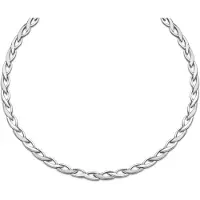 Orphelia Dames 925 Sterling Zilveren Set: Ketting + Armband - Zilver SET-042
