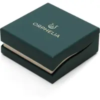Orphelia 'Mathilde' Dames 925 Sterling Zilveren Stud Oorbellen - Zilver/Goud ZO-7510/G