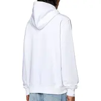 Diesel gescheurd logo witte hoodie