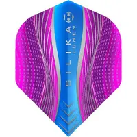 Harrows Silika Lumen NO2 Aqua & Pink Tough Crystalline Coated - Dart Flights