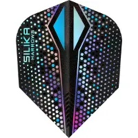 Harrows Silika X Color Shift Silver NO6 Tough Crystalline Coated - Dart Flights