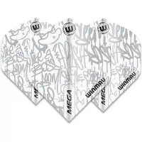 Winmau Mega Standard Graphic White - Dart Flights