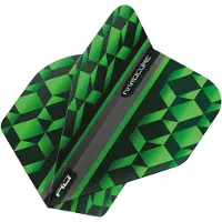 Red Dragon Hardcore Radical Green & Black Geometric - Dart Flights