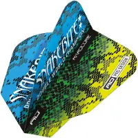 Red Dragon Peter Wright V-Standard Snakebite Multi Snakeskin Blue - Dart Flights