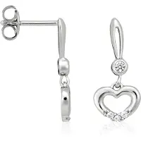 Orphelia Dames 925 Sterling Zilveren Dangle Oorbellen - Zilver ZO-5112