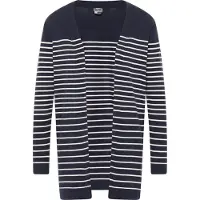 Dreimaster Maritim Gebreid vest 'Kilata' nachtblauw / wit
