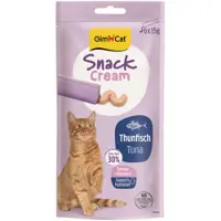 GimCat 8x Kattensnack Cream Tonijn 6 X 15 Gr