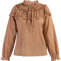 Dreimaster Blouse 'Abrel' bruin