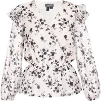 Dreimaster Blouse gemengde kleuren / wit