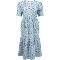 Mymo Jurk blauw gemêleerd / gemengde kleuren