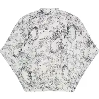 Dreimaster Klassik Blouse zwart / wit
