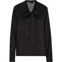 Dreimaster Klassik Blouse zwart / wit
