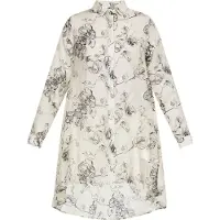 Dreimaster Klassik Blouse zwart / wolwit