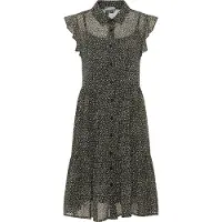 Dreimaster Blousejurk zwart / wit
