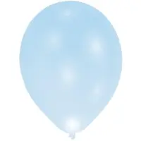 Amscan Ballonnen Met Led-verlichting 28 Cm 5 Stuks Blauw