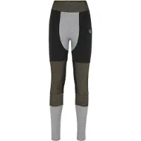 Plein sport Leggings 'Statement' grijs / olijfgroen / zwart