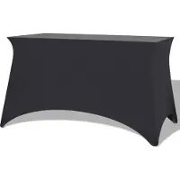vidaXL Tafelhoes stretch antraciet 120x60,5x74 cm 2 st