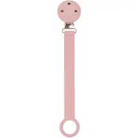 Nattou Silicone - Fopspeenketting met Universele Bevestiging - 21 cm - Roze