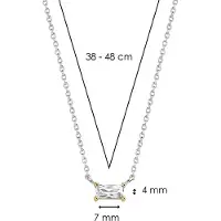 Ti sento sterling zilveren ketting 3977ZY Dames | Maat: 42