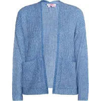 Mymo Gebreid vest 'Blonda' smoky blue