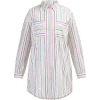 Mymo Blouse blauw / groen / pink / wit