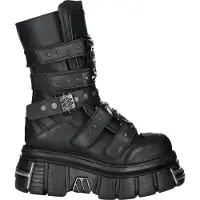 New rock Goth Platform leren laarzen-M-MET422-S1