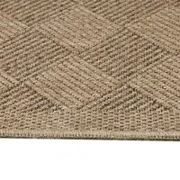 Muratap Natur vloerkleed denpasar buitenkleed sisal laagpolig indoor en outdoor beige 80x150 cm